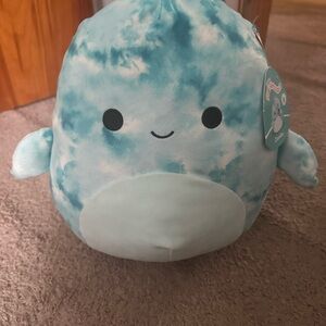 Squishmallows Danika Blue Tie-Dye Stuffed Animal